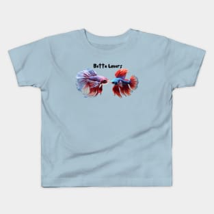 betta fish lovers Kids T-Shirt